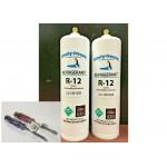 R12, Refrigerant 12, R-12, (2) 28 oz. Cans, Self-Sealing Cans, Kit D