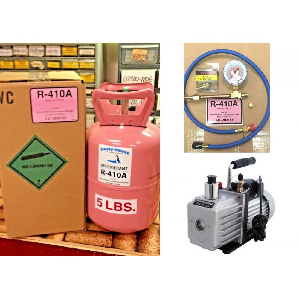 R410a, Refrigerant, 5 lb. Can, Best Value On , FREE SHIP Professional Kit