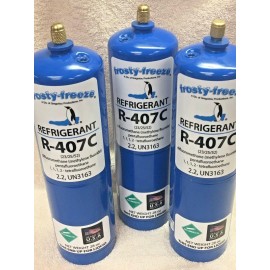 R407C, R-407C, R-407, R22 Alternate, Refrigerant, (3) 28 oz. Cans