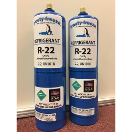 R22 Refrigerant R-22, Air Conditioner, 2, Large 28 oz. Cans, Recharge Kit 227