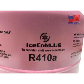 (1) R410a R-410a R 410a Refrigerant 7.5lb Tank New Factory Sealed (MADE IN USA)