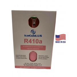 (1) R410a R-410a R 410a Refrigerant 7.5lb Tank New Factory Sealed (MADE IN USA)