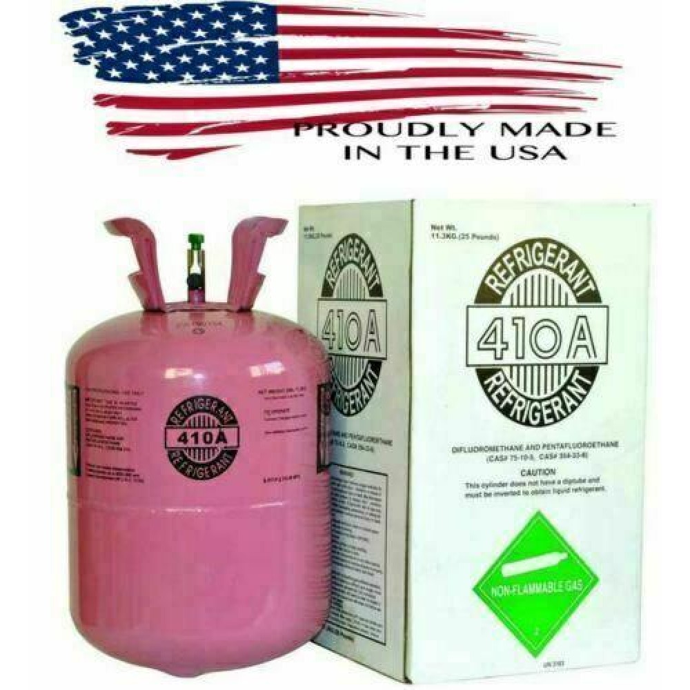 R410a, R410a Refrigerant 25lb tank. New Factory Sealed **Lowest Price on **