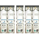 Refrigerant 12, R12, R-12, Five 28 oz Cans, Total Of 8.75 lbs., Refrigeration