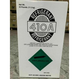 R410a, R-410A Refrigerant 25lb Cylinder tank Can Sealed Replacement for R-22