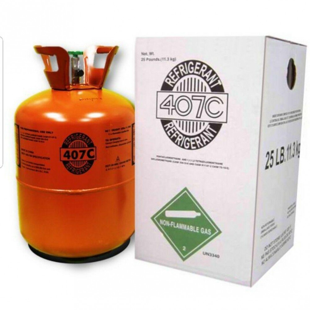 R407C-Refrigerant 25 Pound 407C FACTORY SEALED with oil R22 Replacement R 22