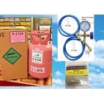 R410a, Refrigerant, 5 lb. Can, Best Value , Recharge Kit, Gauge, Hoses, Adpt