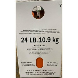 (10) R404a, R404, R-404, 404a Refrigerant *24lb* tank. New, Full Factory Sealed