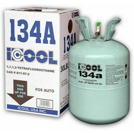 R134A 30LB Refrigerant Full 12 oz can R-134A Cylinder Automotive HFC refrigerant