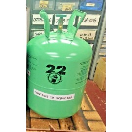 Refrigerant-22, r22, r-22, 10lb Cylinder, USA, Free Ship, Valve Kit