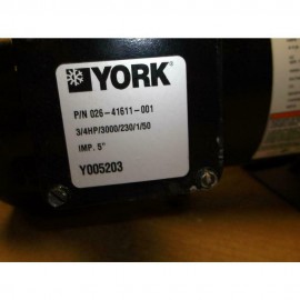 YORK 026-41611-001 3/4HP YORK SINGLE STATE CENTRIFUGAL PUMP  RPM:2850