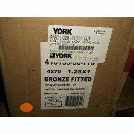 YORK 026-41611-001 3/4HP YORK SINGLE STATE CENTRIFUGAL PUMP  RPM:2850