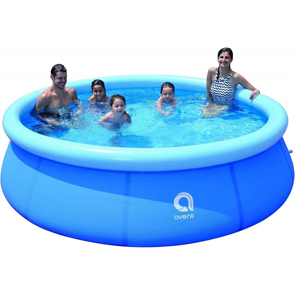 10ft x 30in Inflatable Swimming Pool Outdoor Above Ground ...